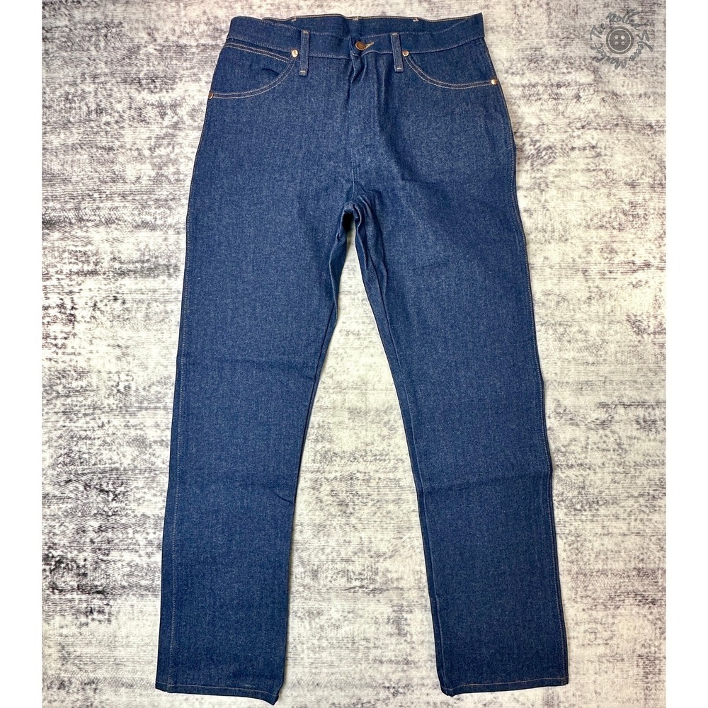 NWT Wrangler Cowboy Cut Mens Jeans 34x34 Rigid Indigo ProRodeo Competition 13MWZ